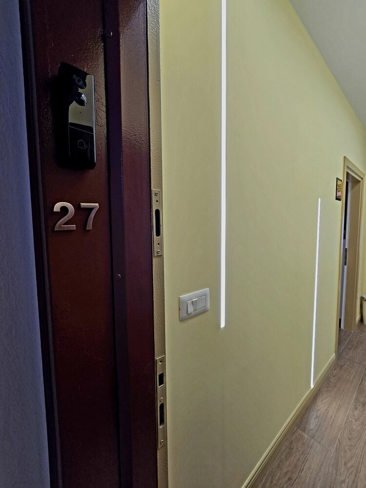 Apartment entrance door, unit 27A