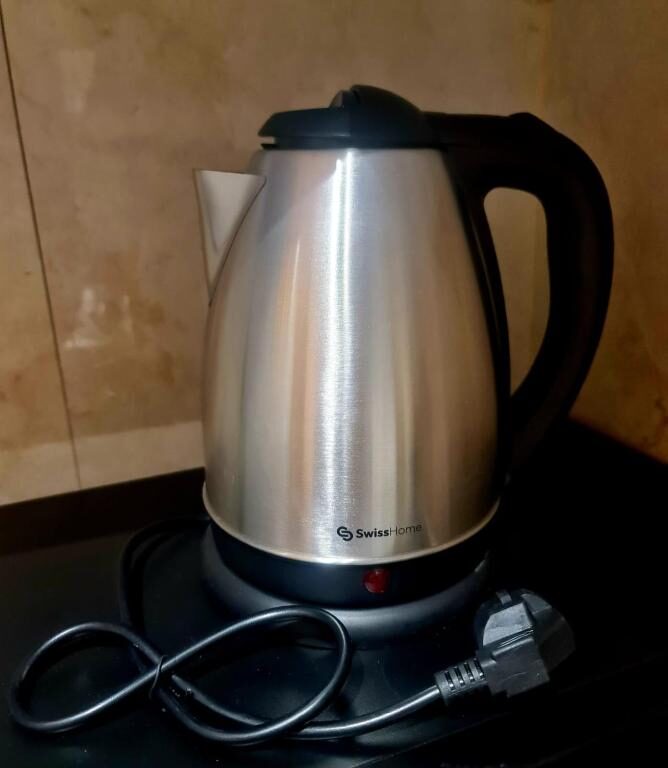 Electric kettle on the kitchen counter